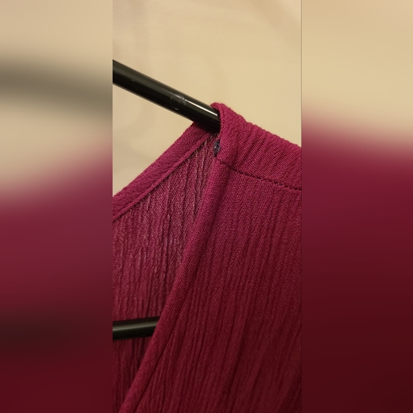 Lulu's XL maroon wrap dress - Picture 4 of 4